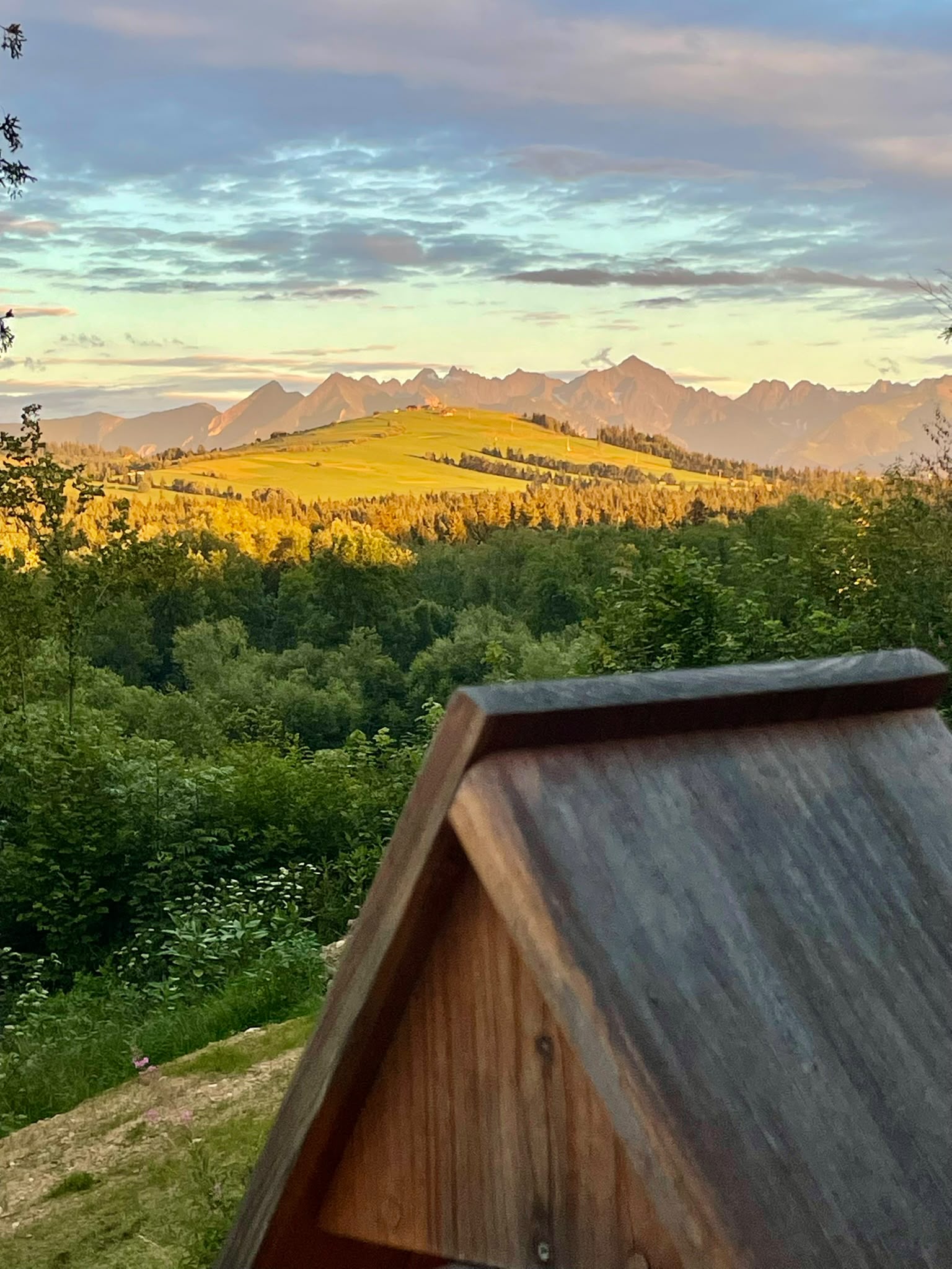 widok z tarasu